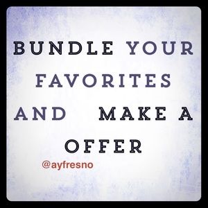 Make your offer - Bundle and save
